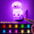 3D 3000K DORESshop LED Night Light for Kids, Cute Puppy Night Lights Plug into Wall with Dusk to Dawn Sensor, RGB+Soft