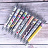YJ PREMIUMS 8PC Teacher Pen Set, Fun Cute Best Pens for Teaching, Writing, School Sayings, Appreciation Gifts