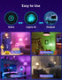 Lepro B1 AI Smart Light Bulbs, WiFi & Bluetooth RGBWW Color Changing LED Bulb, 4 Packs