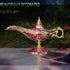LIABI Legend Aladdin Lamp Magic Genie Wishing Light, Classic Arabian Nights Costume Props Lamp Table Decor for Home