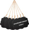 Kamehame Set of 4 Hanging Chalkboard Signs - Small 6.1x4.2 Acrylic Blackboard with Jute String for Memo Message Board