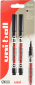 uni Super Ink Marker PNA-125 Black, Plastic Free Packaging, Pack of 2