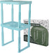 Locker Shelf Adjustable Height and Width, Locker Organizer for Work, Locker Shelves