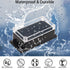 Junction Box IP65 Waterproof ABS Plastic Electrical Project Case with Clear Cover, Fixed Ear 6.22x3.54x2.36 inch (158 x
