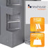 Newhouse Hardware 2-Gang PVC Old Work Electrical Outlet Box - 25 cu. in. Plastic Junction Box for Home Improvement