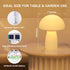 2000mAh IP65 Solar Table Lamp Outdoor Waterproof, Mushroom Solar Lamp with USB & Solar Charging, Rechargeable Patio