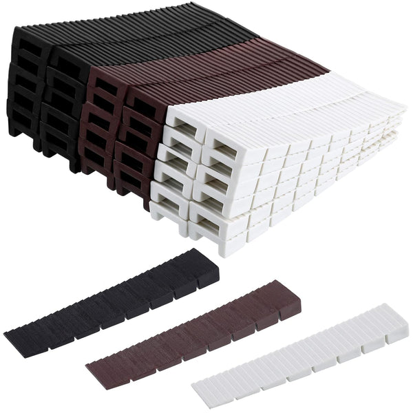 Jetec 36 Pieces 4 Inch Plastic Composite Shims, Leveling Wedges for Home Furniture Improvement, Indoor Outdoor Use