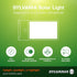 SYLVANIA Solar Flood Light Luminaire with Daylight Sensor, LED and Battery Included, 5000K, Black Finish - 1 Pack
