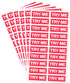 Top label Try Me Stickers, Tester Sample Label for Cosmetics, Pink Sample Stickers 1.25x0.5 Inch, 500 Pcs