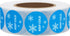 Hybsk 1 Inch Keep Cold Freezer Stickers, Total 1,000 Labels Per Roll