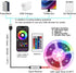 KIKO 6.56ft, 2m 60 5050 Battery Powered Led Strip Lights USB/Battery Operated LED RGB LED Lights Birthday Christmas