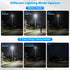 60W 7000LM 6500K 13FT Solar Flood Light Outdoor Waterproof, Motion Sensor LED Street Light, Dusk to Dawn Solar-Powered