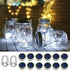 Solar Mason Jar Lights, 12 Pack 30 LED Waterproof Lid Light with