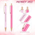 Outus 6 Pcs Fancy Pens for Women Motivational Cute Pens Women Boss Lady Gifts Metal Colored Pretty Pens with 2 Gift Box Pastel Inspirational Pens Retractable Ballpoint Pens for Office (Inspirational)