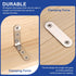 12pcs 1.8" 1.8" 0.8" 90 48 HARFINGTON L-Shaped Corner Bracket x x Stainless Steel Degree Angle Brace Joint Right Corner