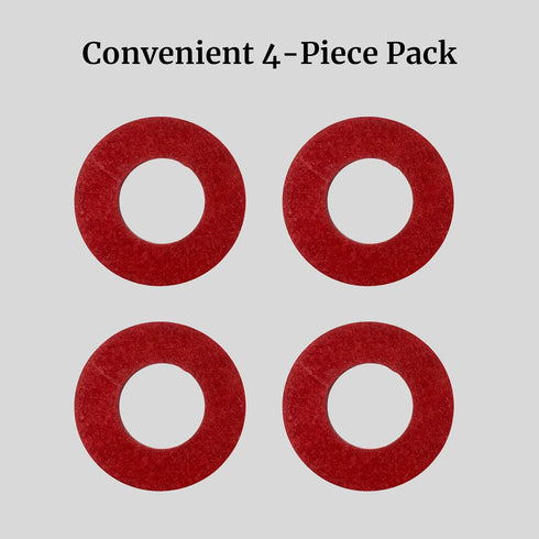#32 Commercial (4-Pack) 2" 1-1/8" .125" Cutlery Mania Fiber Meat Grinder Washer for Hobart | OD X ID X Thick, Washers