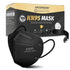 KN95 Face Masks Black Adults - 100 Pack Disposable Masks Comfortable 5-Layer
