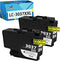 Intactech 2 Black Compatible Ink Cartridges Replacement for Brother LC3037, High Yield Ink Tank