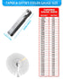 Feeler Gauges - 32 Blades Feeler Gauge Set Stainless Steel Dual Marked Metric and Standard SAE - Valve Thickness Gauge (32-Blade Tapered Feeler Gauge)