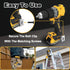 10PCS Stainless Steel Belt Clips for Dewalt, Drill Tool Clips Hook Kit with Screws for 20V Power Tools