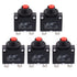 4 Amps Thermal Circuit Breakers, 125/250V AC 32V DC Push Button Manual Reset Overload Protector Circuit Breaker Switch,