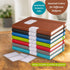 Blank Journal Notebook, 7 Pack Leather Unlined Notebooks, 120 GSM Thick Paper, A5, Multi Colors for School and Work