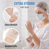 Dre Health Medium Clear Vinyl Medical Exam Gloves, Pack of 100