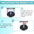 M6 Tools(4 Packs,Black,1.69 Inch) Flutesan Neodymium Magnet Rubber Coated Mounting Small Scratch Safe Black Stud Magnet