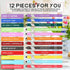 Zonon 12 Pieces Inspirational Motivational Pens Fine Point Smooth Writing Pens Fun Quotes Ballpoint Pens School Office Gifts for Corworkers Students(Assorted Color,Motivational Style)