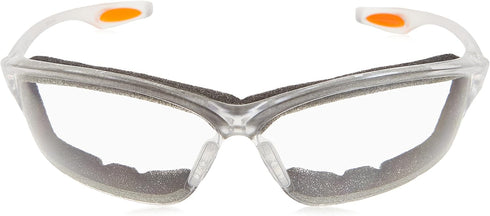 MCR Safety Glasses LW310AF Law 3 Clear Polycarbonate Lenses with UV Protection & Anti-Fog Coating, Bayonet Temple, 1 Pair