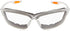 MCR Safety Glasses LW310AF Law 3 Clear Polycarbonate Lenses with UV Protection & Anti-Fog Coating, Bayonet Temple, 1 Pair