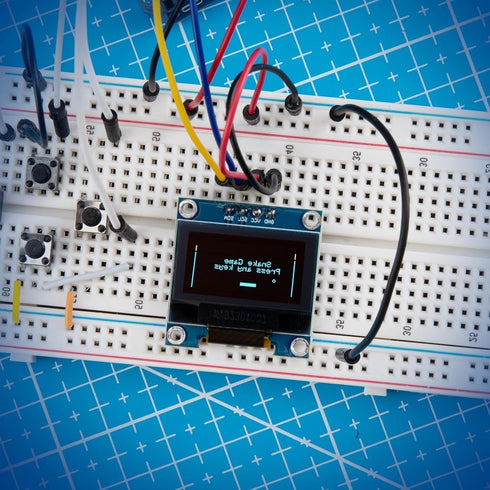 KEAcvise 3pcs 0.96 inch ssd1306 i2c OLED Display Screen Module - Compact self-Luminous mini LCD Screen for arduino