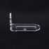 10pcs (2.2in 1.3in) Adjustable Acrylic Corner Braces Clear Plastic Wall Mount Floating Shelf Brackets for Light-Weight