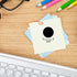 ChromaLabel 0.75 Inch Round Label Removable Color Code Dot Stickers, 1008 Pack, Black