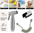 Kryfelix Handheld Bidet Sprayer for Toilet,Adjustable Water Flow Bidet Toilet Sprayer with Bidet Hose for Feminine Wash