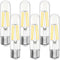 GvvooHome Tubular LED Edison Bulb Dimmable 4000K Neutral White, 6W, 60 watt