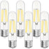 GvvooHome Tubular LED Edison Bulb Dimmable 4000K Neutral White, 6W, 60 watt