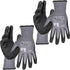 Klein Tools 60590 Cut Resistant Work Gloves, X-Large, 2-Pair, Knit Dipped Nitrile Coated, Touchscreen Capable