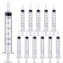 3 ml Syringe Without Needle, Syringe for Liquid with Cap, Oral, Scientific