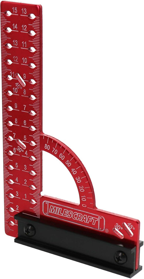 Milescraft 8459 MC-Square150, Aluminum Framing and Woodworking Square, Metric, Red