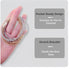 FAMCHAINS 2 Pack Skin Picking Fidget Ring, Skin Picking Fidget Toys for Adults with Trichotillomania to Manage