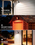 KMSCO 10000mAh 600 IP65 1 Pack) Battery Motion Sensor Light Outdoor, Motion-Sensing Security Light with Remote Control