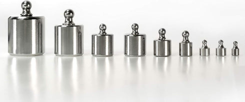 19 pcs Calibration Weight Set 100g – 10mg with Tweezers and Presentation Box for Accurate Precision Balancing