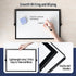 Loukin 17"x12" Magnetic Desktop Dry Erase Calendar with Stand, Reusable Planner Schedule for Desk, Office, Classroom