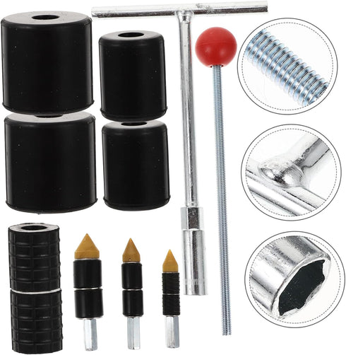 1 Set Plumbing Tools, Universal Water Stopper Kit, Stainless Steel Hot Melt Water Stop for Professional Plumber