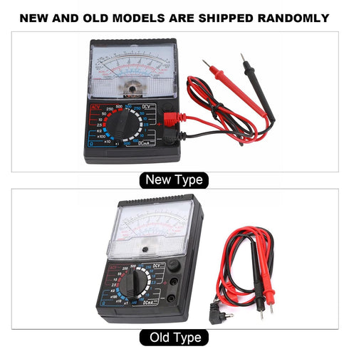 DC AC Voltage Multimeter, Analog Pointer Multimeter for AC DC Voltage Testing