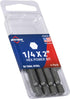 Mayhew Tools 19410-4 SAE Hex Power Bit, 1/4 x 2", 4-Pack