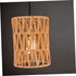 NUOBESTY Vintage Style Cylinder Lamp Shade Durable Paper Rope Pendant Light Cover for Restaurant Ceiling Light and Wall