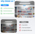 5000k, 16W Closet Airand LED Ceiling Light Fixture with Plug Triproof LED Tube Light Linkable Lights for Workbench