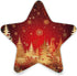 ALAZA Golden Tree Snowflake Merry Christmas Xmas Star Shaped LED Night Light